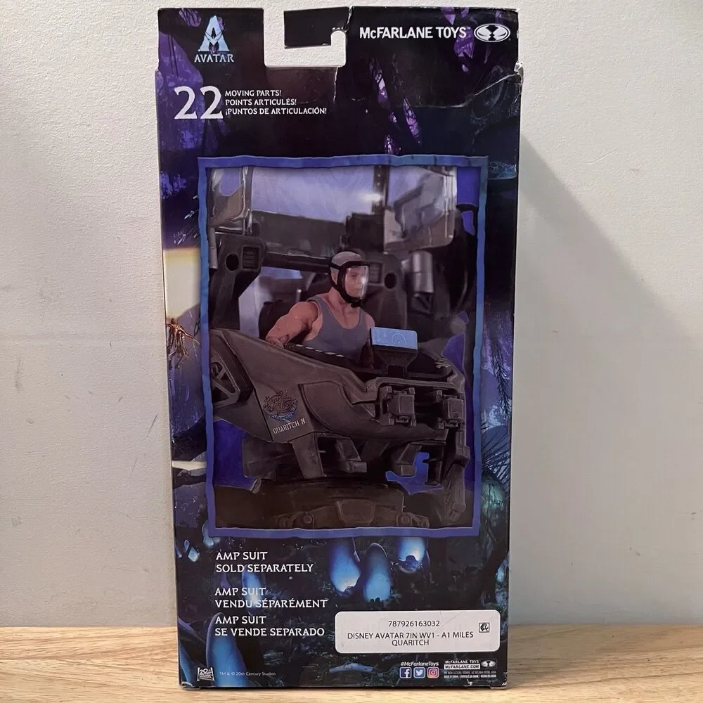 McFarlane Avatar Colonel Miles Quaritch 7” Action Figure New Sealed